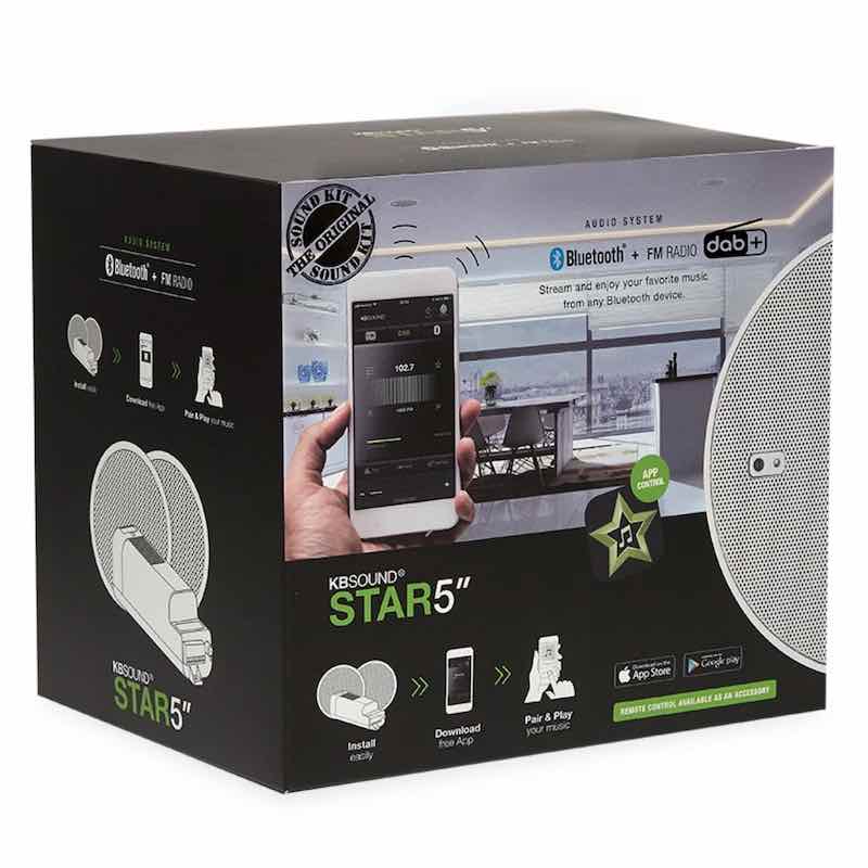 Zabudovaten rdio do podhadu s bluetooth KBSound STAR 5 50805